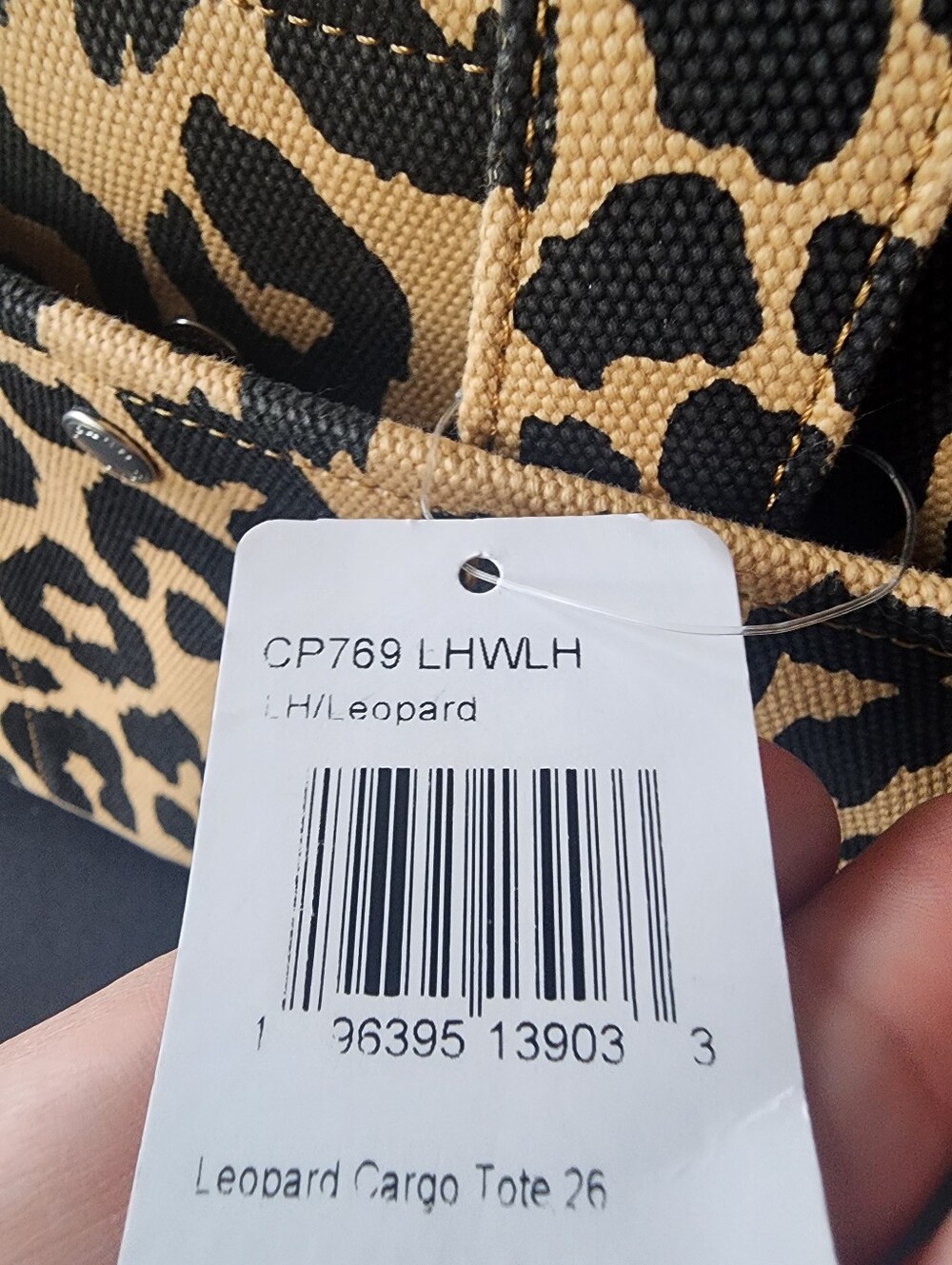 ✨️NWT✨️ Coach Limited Edition Leopard Cargo Zip Top Tote 26, 2024 - Picture 4 of 10